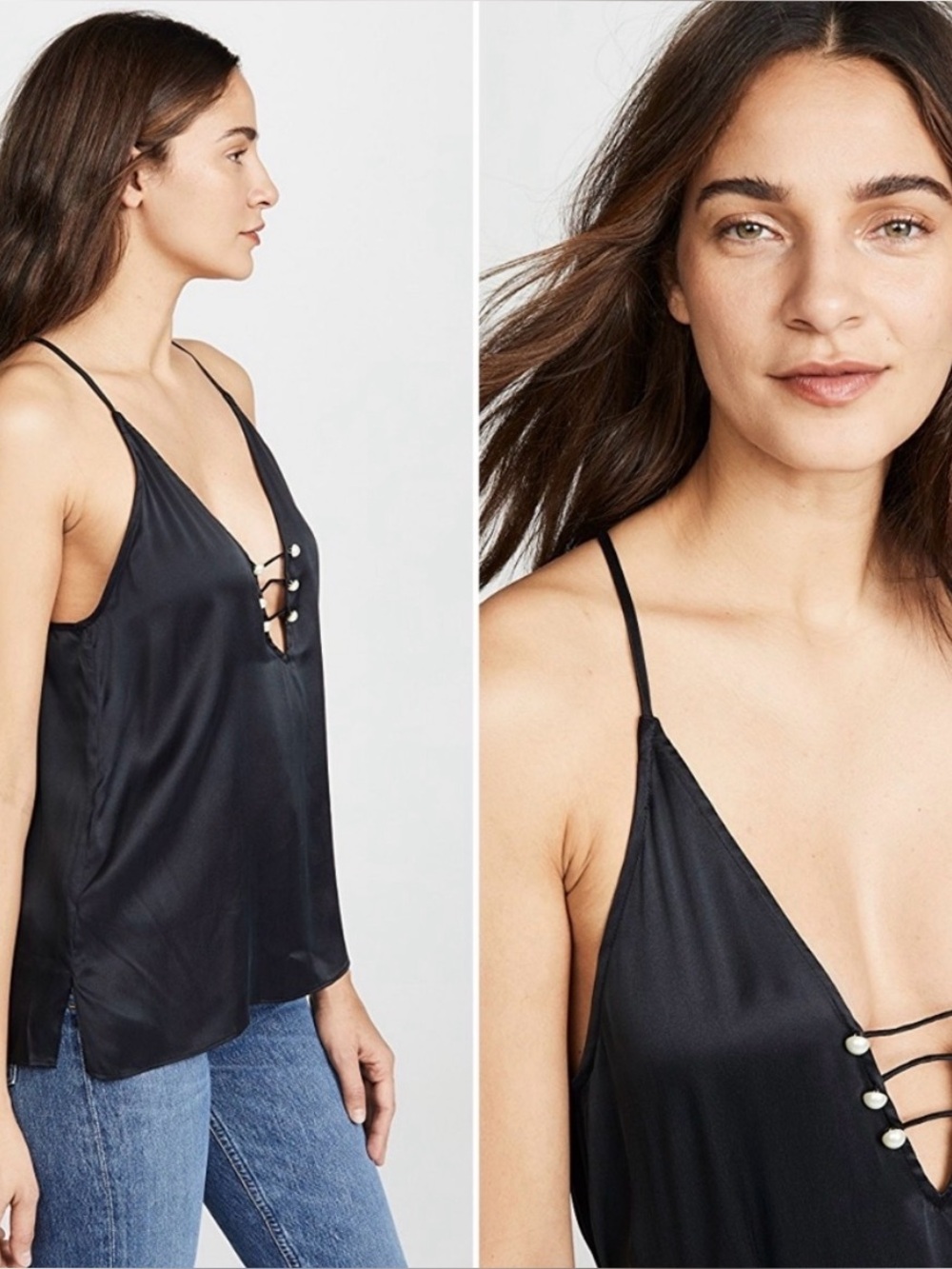 Cami NYC Riley Pearl Top